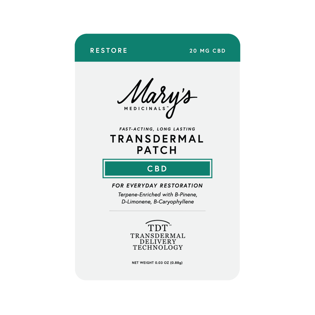 Patch_Restore_GENERIC_Refresh_Comps Mary's Medicinals Restore CBD Patch