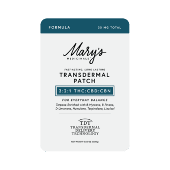 Mary's Medicinals Formula Patch