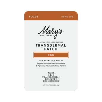 Mary's Medicinals Focus CBG Patch