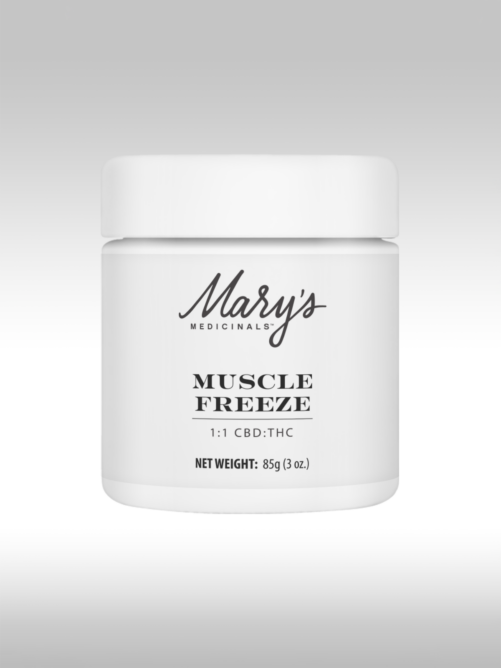 jar of mary's Medicinals 1:1 muscle freeze