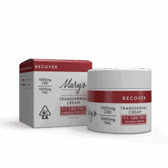 Mary's Medicinals Recover Cream - Sandalwood