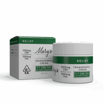 Mary's Medicinals Relief Cream - No Fragrance Added