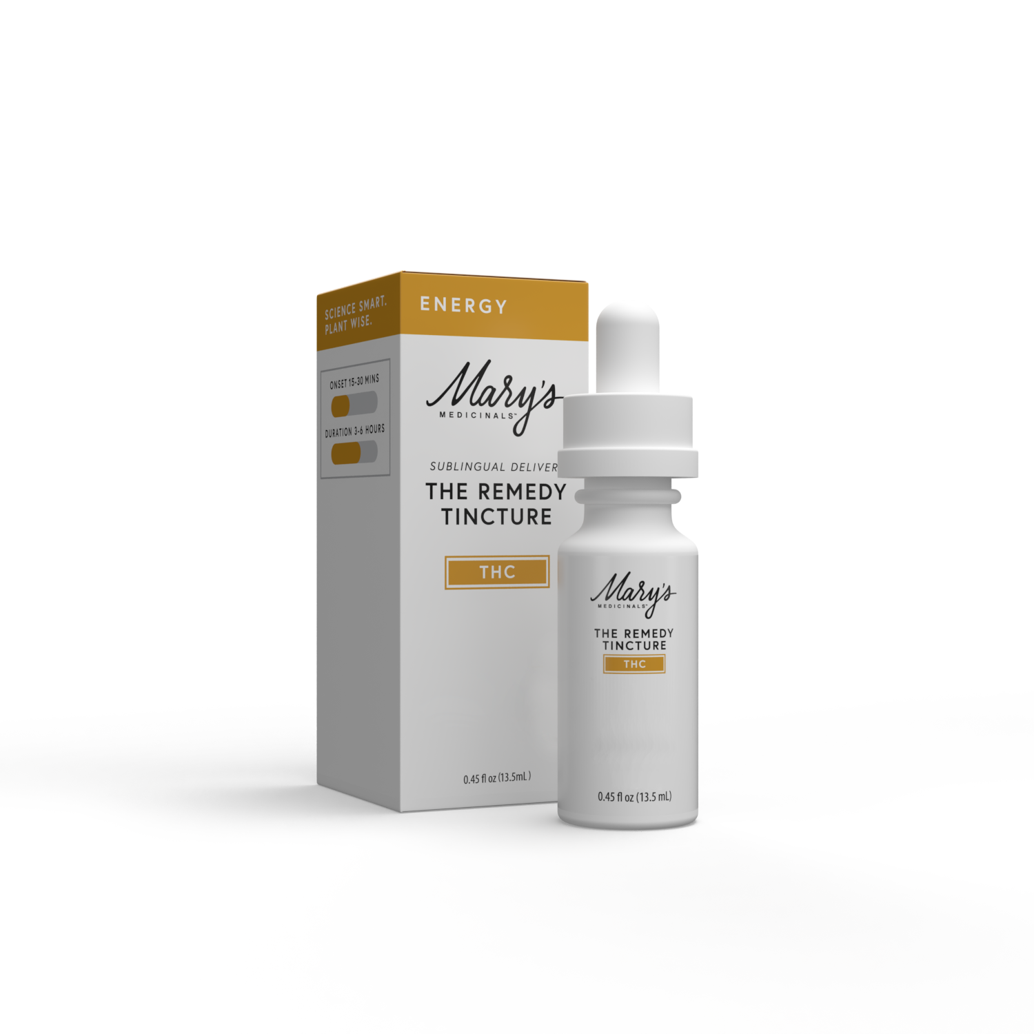 Tincture_Energy_Generic_3DComp Mary's Medicinals The Remedy Energy THC Sublingual Oil - box + packaging